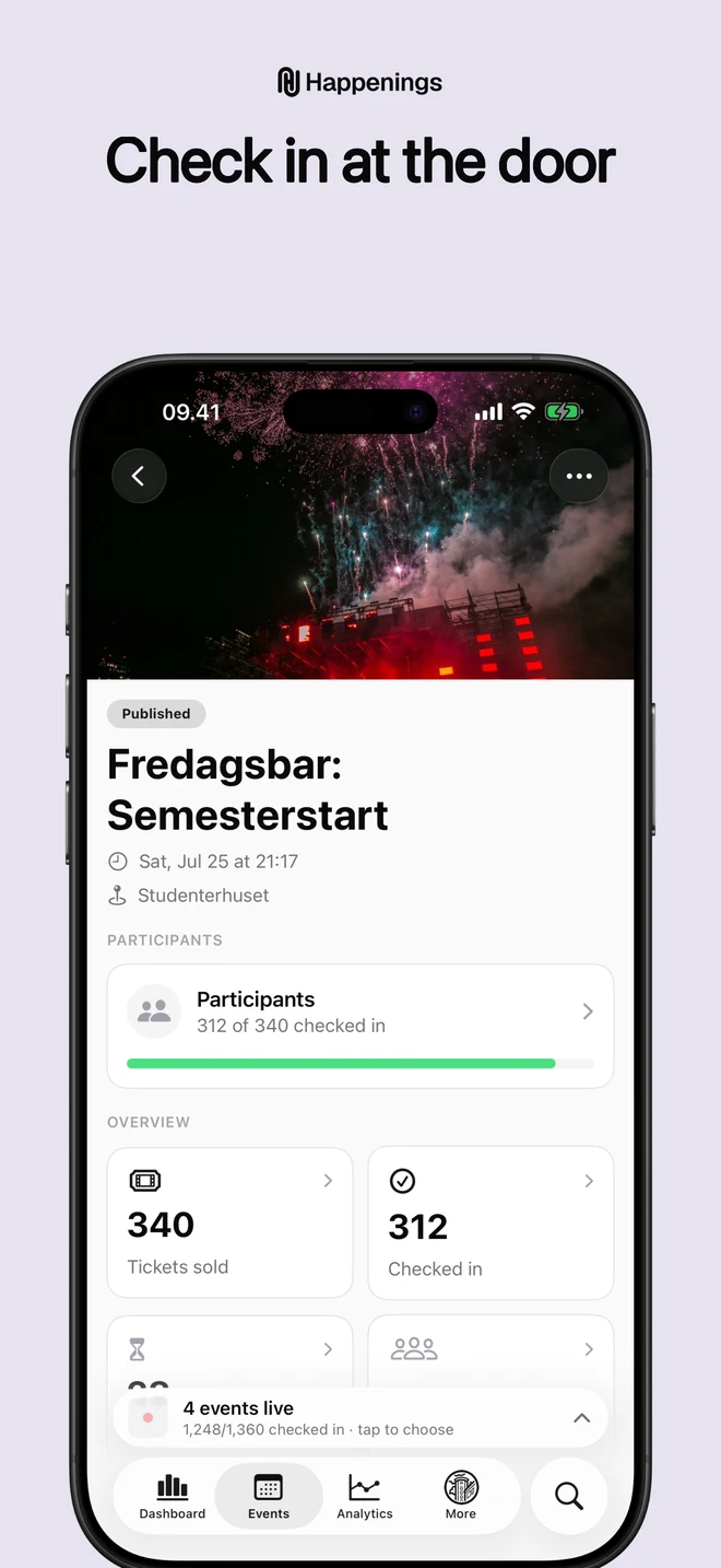 Preview of Door check-in